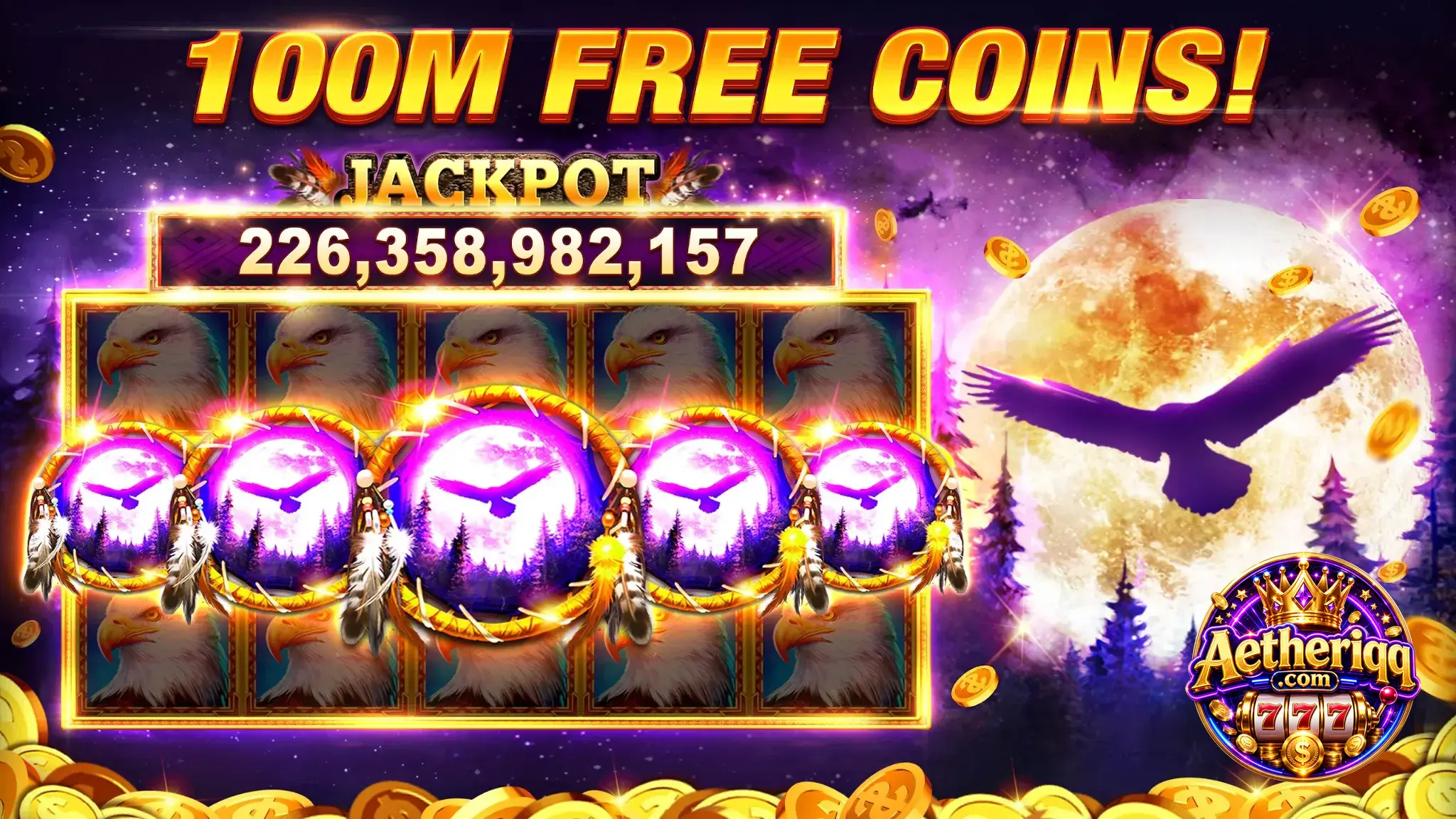 Jackpot Mania screenshot — 100M free coins