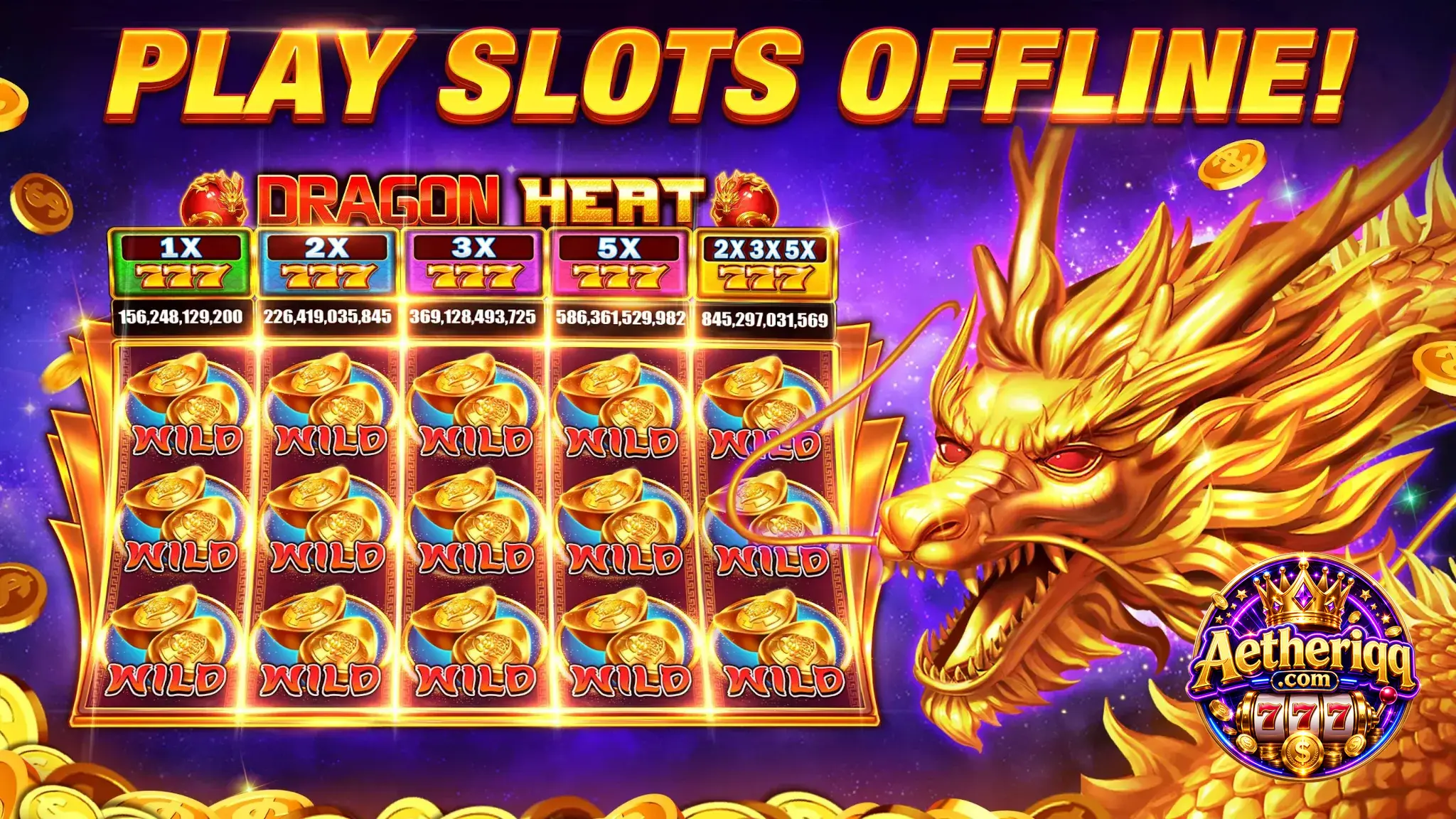 Jackpot Mania screenshot — offline slots